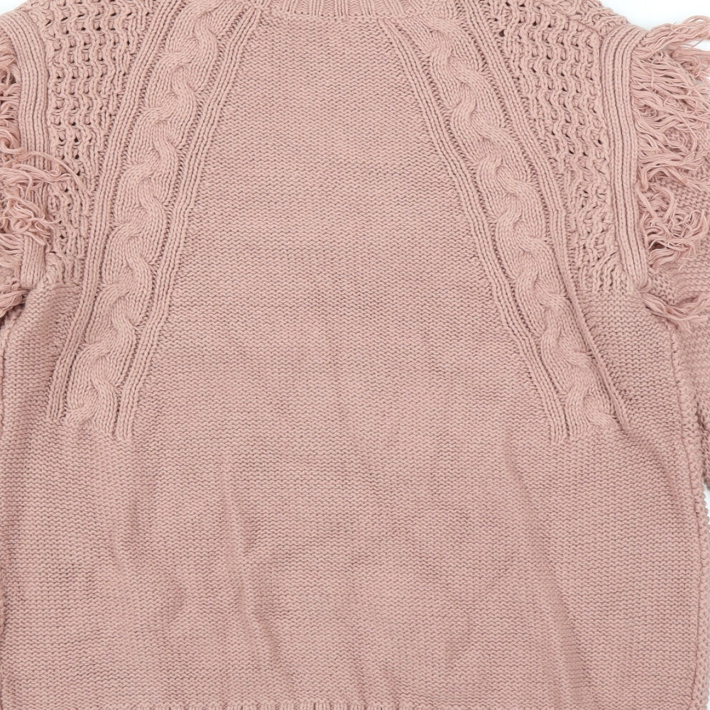 Sainsburys Womens Pink Pullover Jumper Size 12