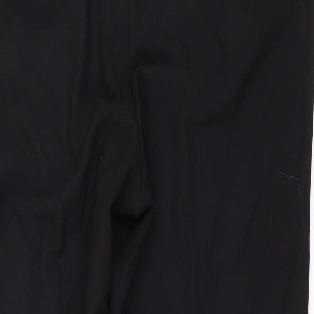 Classic Womens Black Trousers Size 14 L28 in
