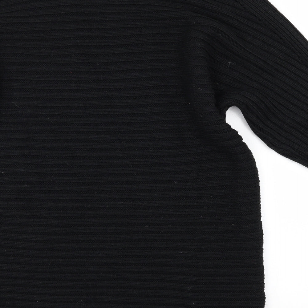 George Womens Black Pullover Jumper Size S