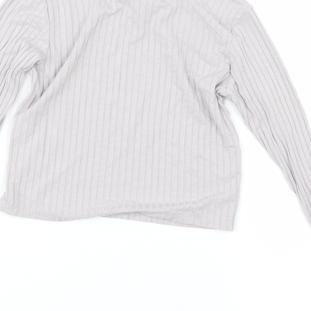 Select Girls Grey Basic T-Shirt Size 11-12 Years