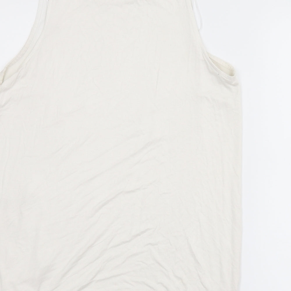 Peacocks Womens White Basic Blouse Size 14