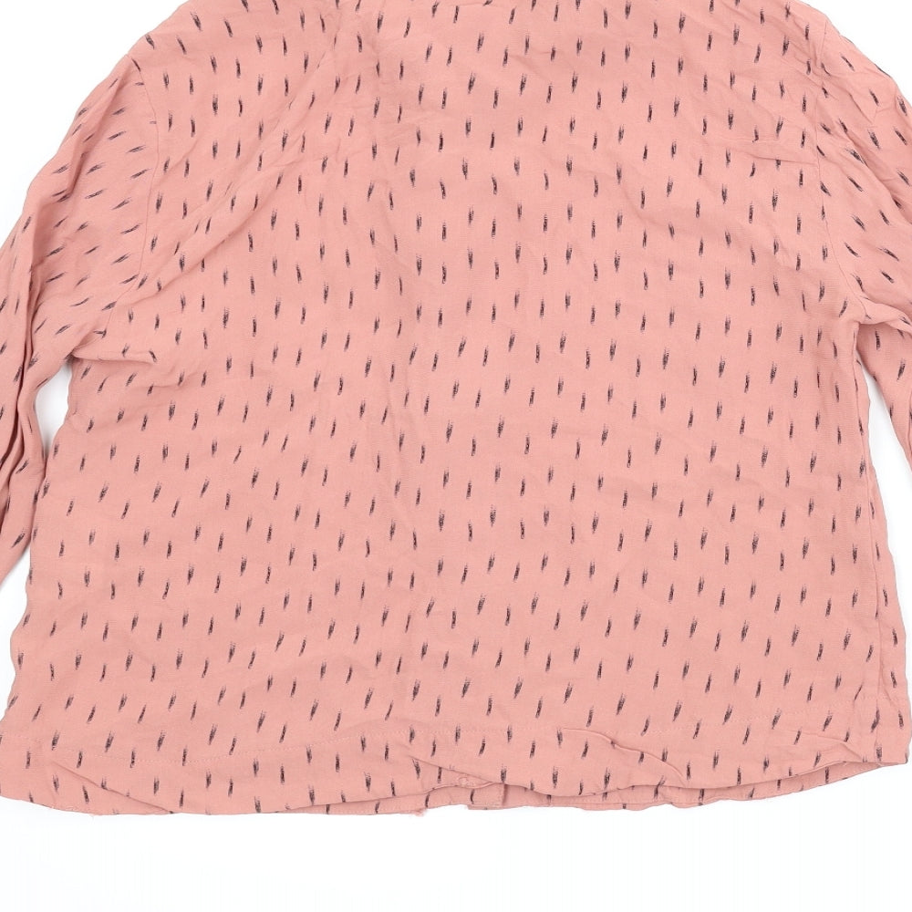 Atmosphere Womens Pink Basic Blouse Size 8