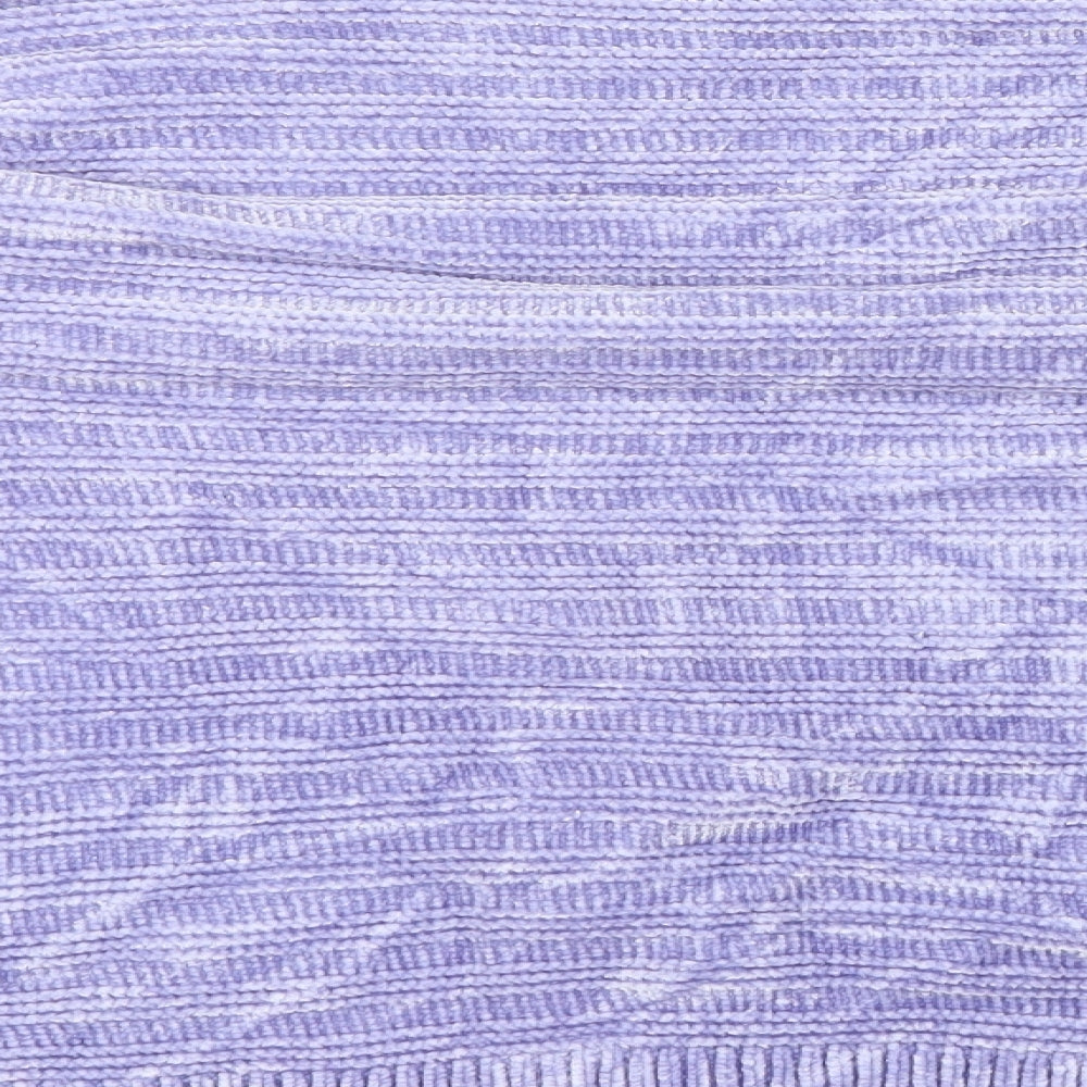 George Womens Purple Velvet Pullover Jumper Size 8