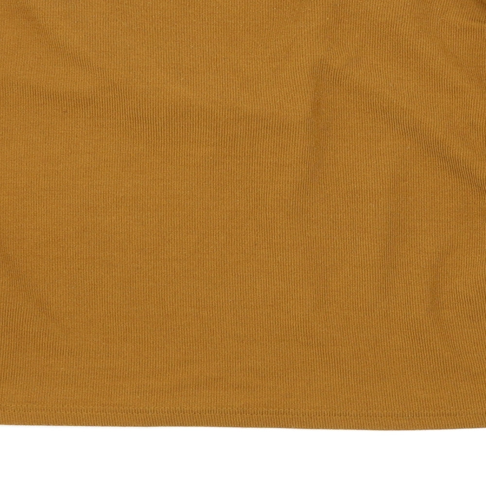 JCL Womens Brown Pullover Jumper Size M