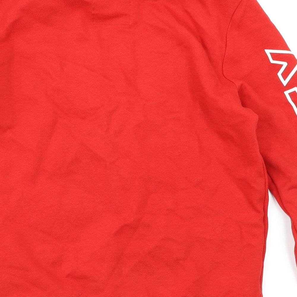 F&F Girls Red Pullover Hoodie Size 7 Years