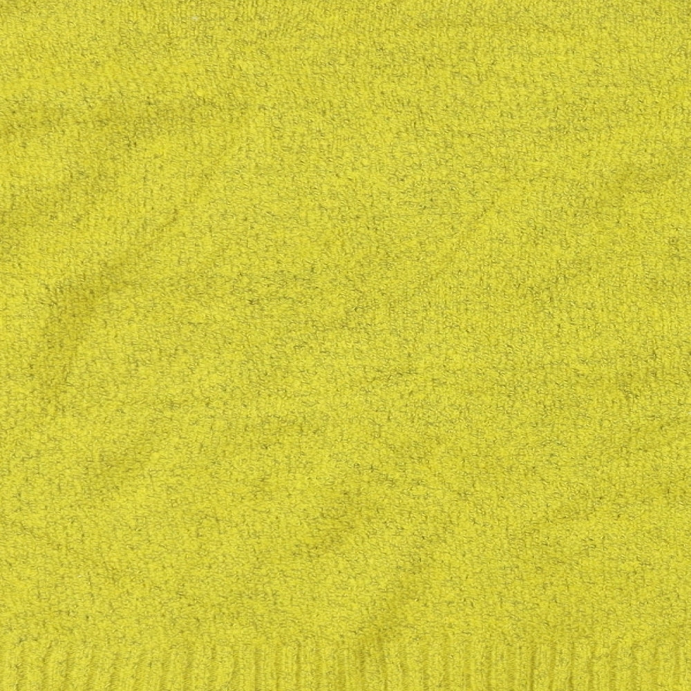 F&F Womens Yellow Pullover Jumper Size 16