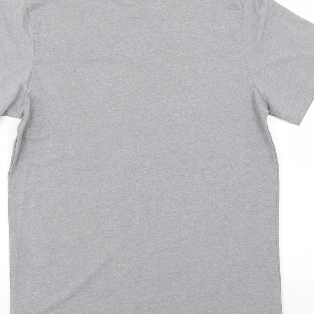 Kustom Kit Womens Grey Jersey Basic T-Shirt Size XS