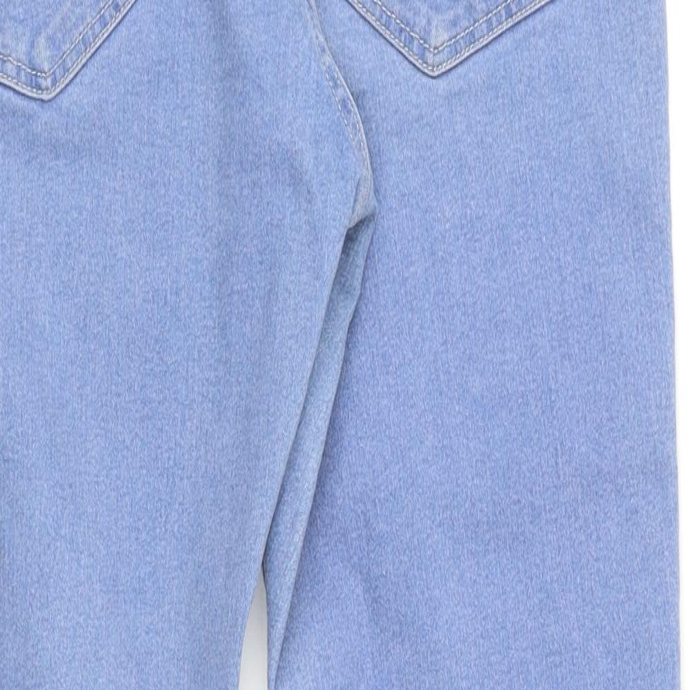 H&M Womens Blue Skinny Jeans Size 6 L28 in