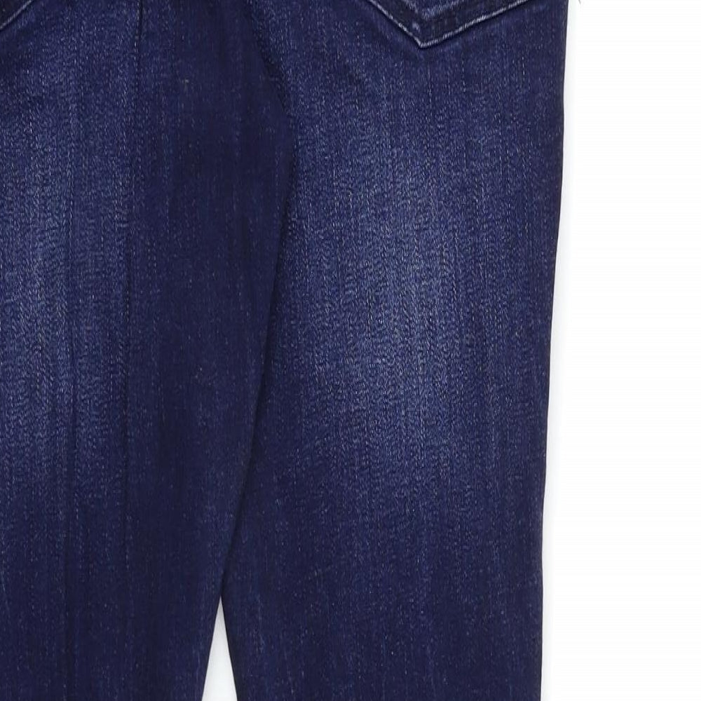 Very Womens Blue Skinny Jeans Size 10 L26 in - Ripped Jeans