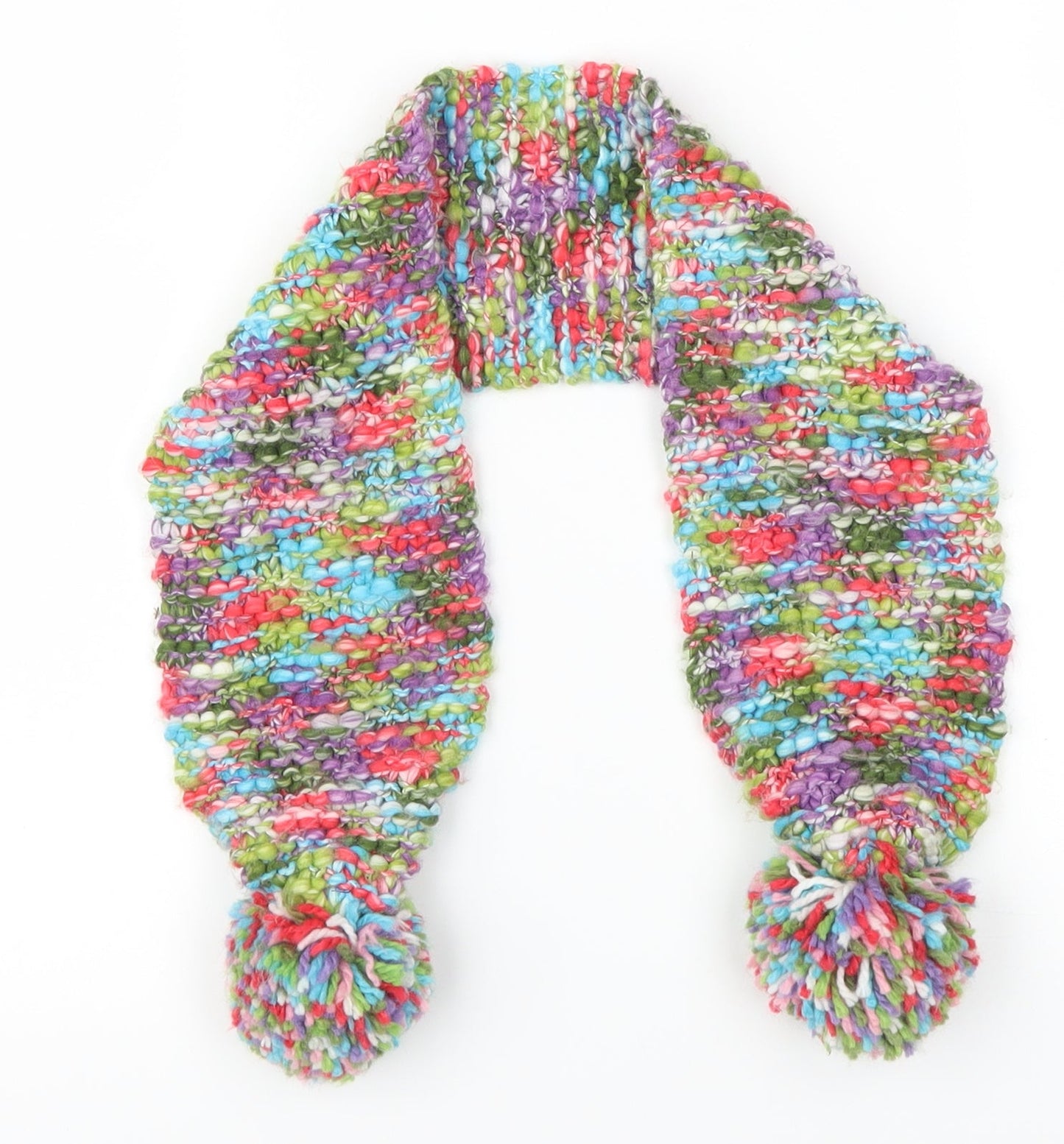Preworn Girls Multicoloured Rectangle Scarf Scarves & Wraps One Size