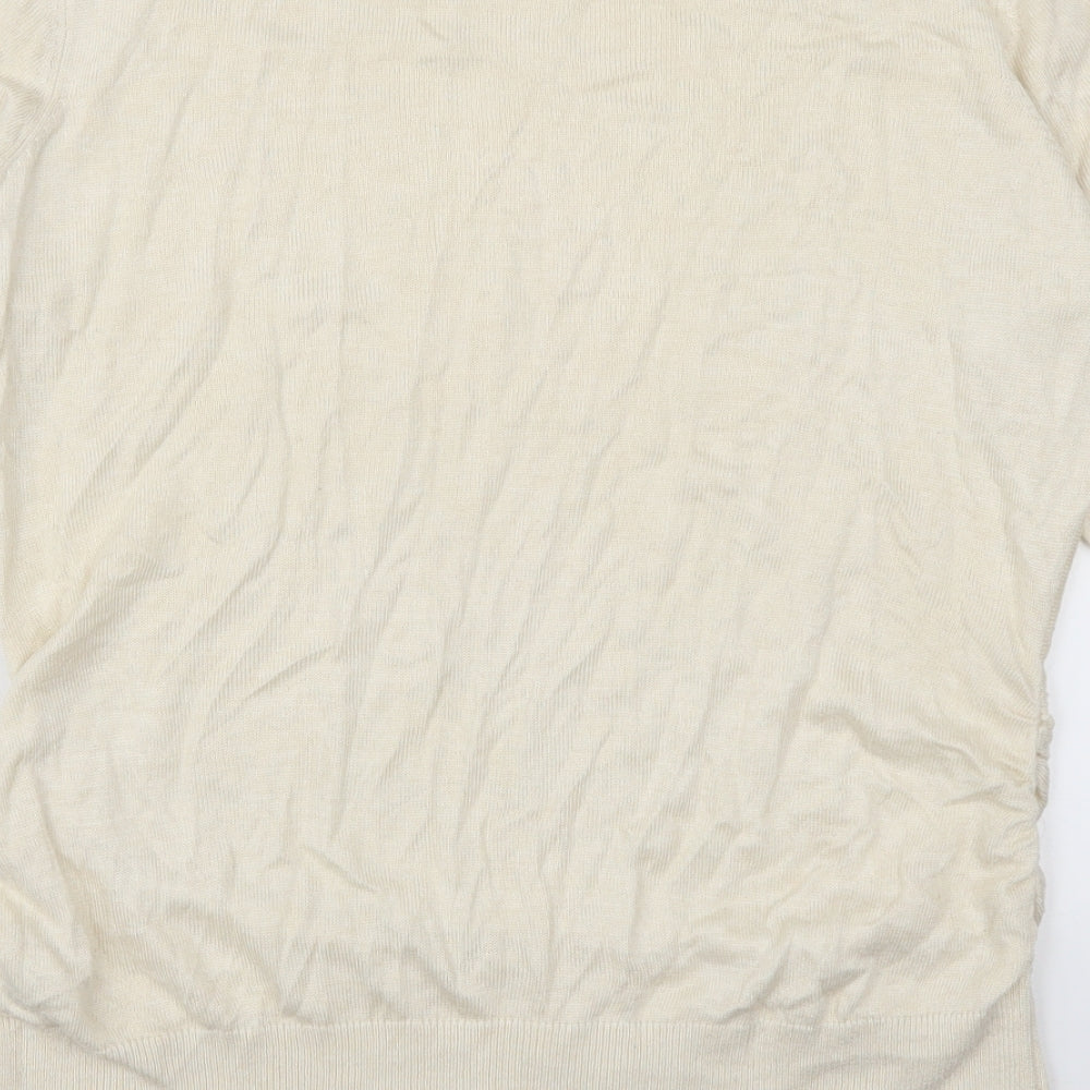 Reitmans Womens Beige Rayon Pullover Jumper Size L