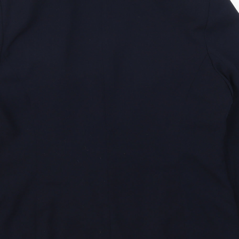 Classics Womens Blue Jacket Suit Jacket Size 14