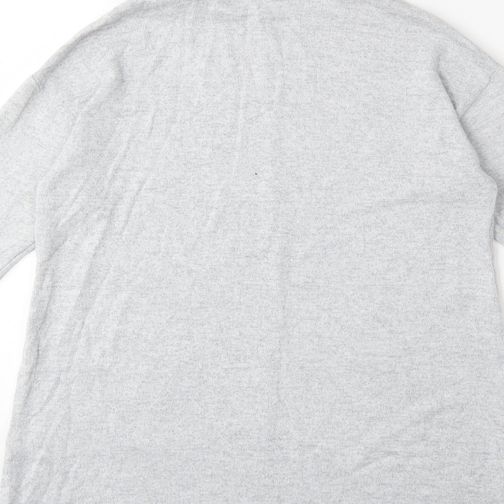Marks & Spencer Womens Grey Knit Pullover Jumper Size 6