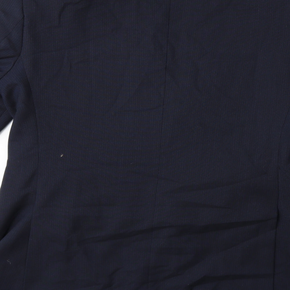 Marks & Spencer Mens Blue Striped Jacket Suit Jacket Size 38
