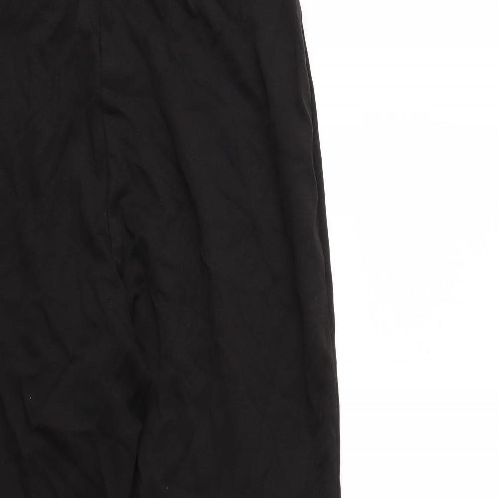 Marks and Spencer Womens Black Trousers Size 10 L26 in