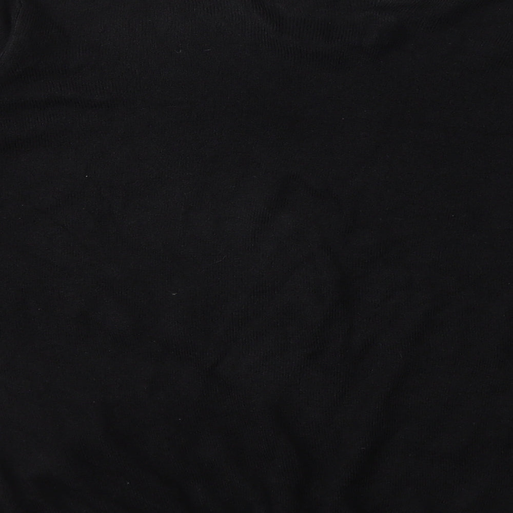 Wardrobe Essentials Womens Black Knit Pullover Jumper Size 12
