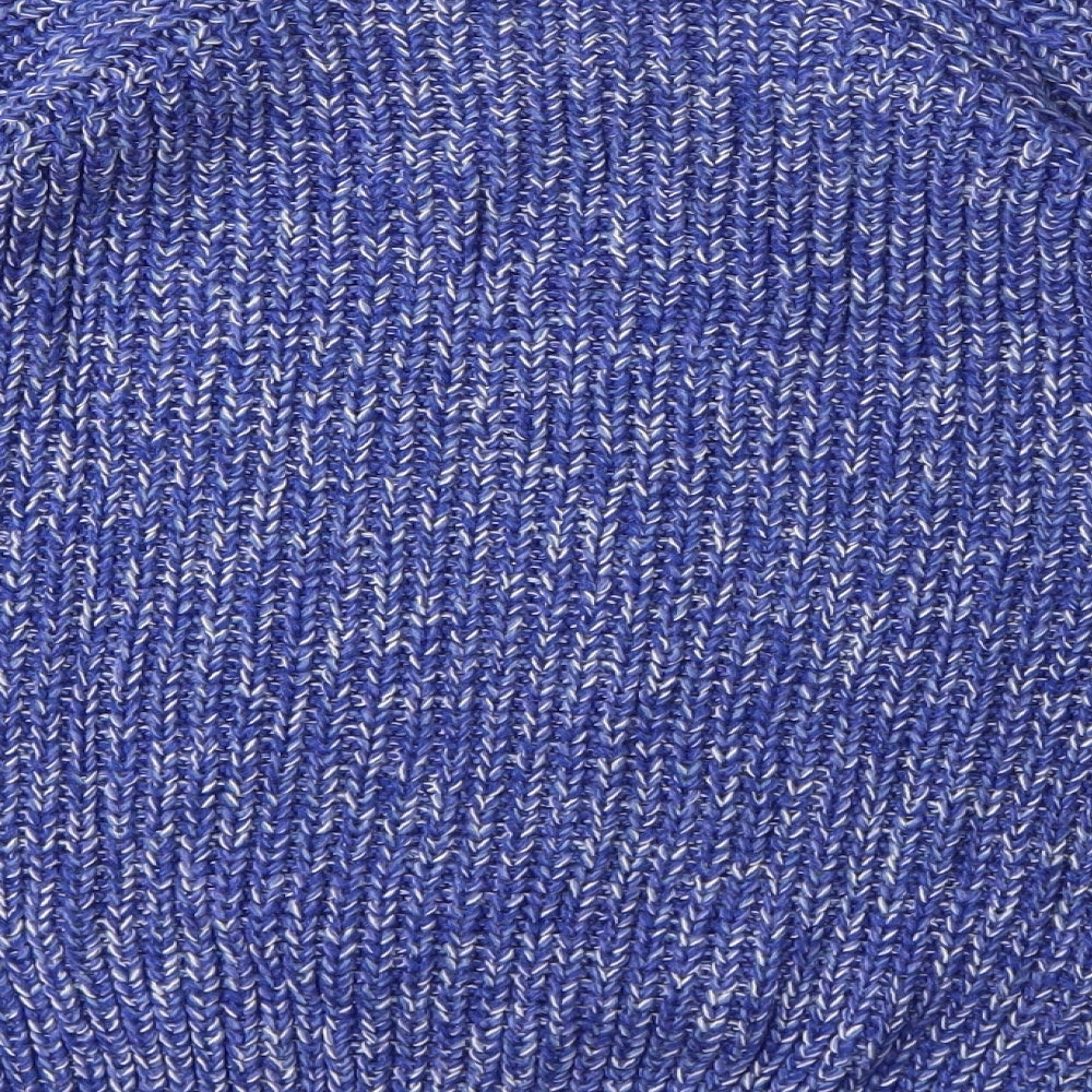 Marks & Spencer Womens Blue Knit Pullover Jumper Size 14