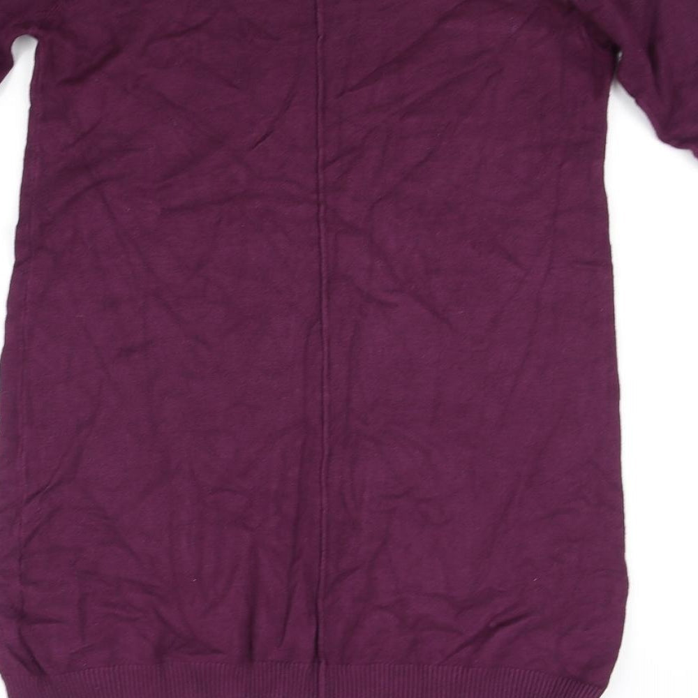 Intuition Womens Purple Fit & Flare Size 12