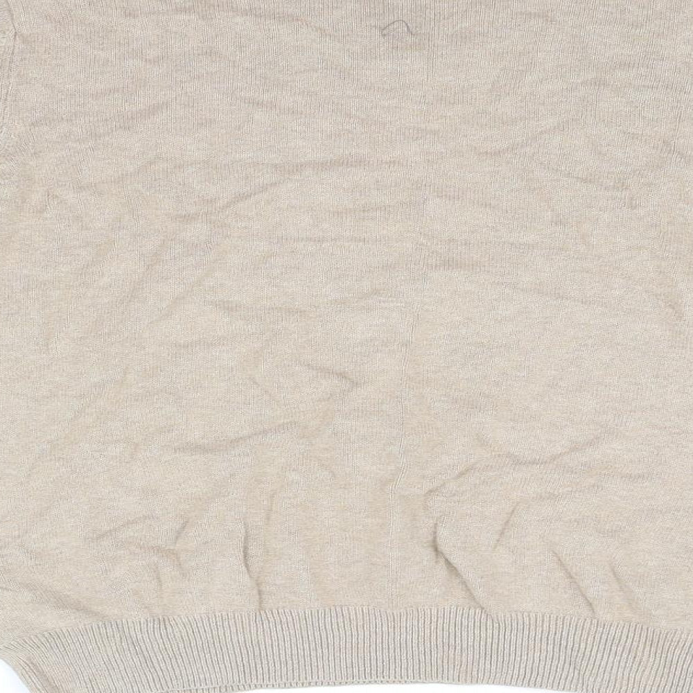 Marks & Spencer Collection Womens Beige Pullover Jumper Size M