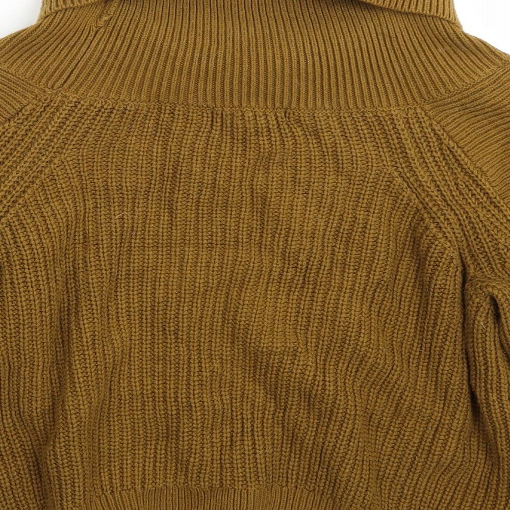 H&M Womens Brown Pullover Jumper Size S