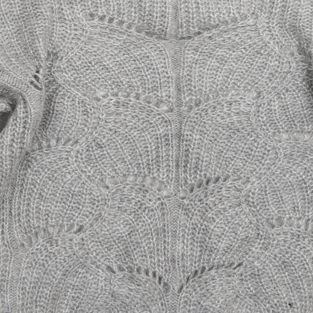 NINE Womens Grey Pullover Jumper Size 10