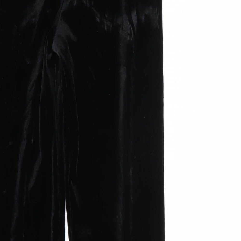 Boohoo Womens Black Carrot Leggings Size 6 L32 in