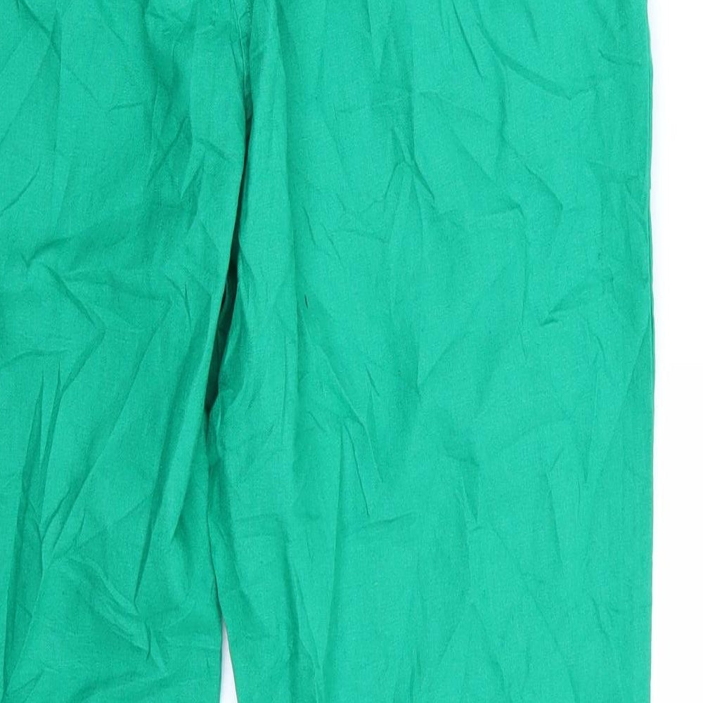 Trevi Womens Green Trousers Size L L28 in