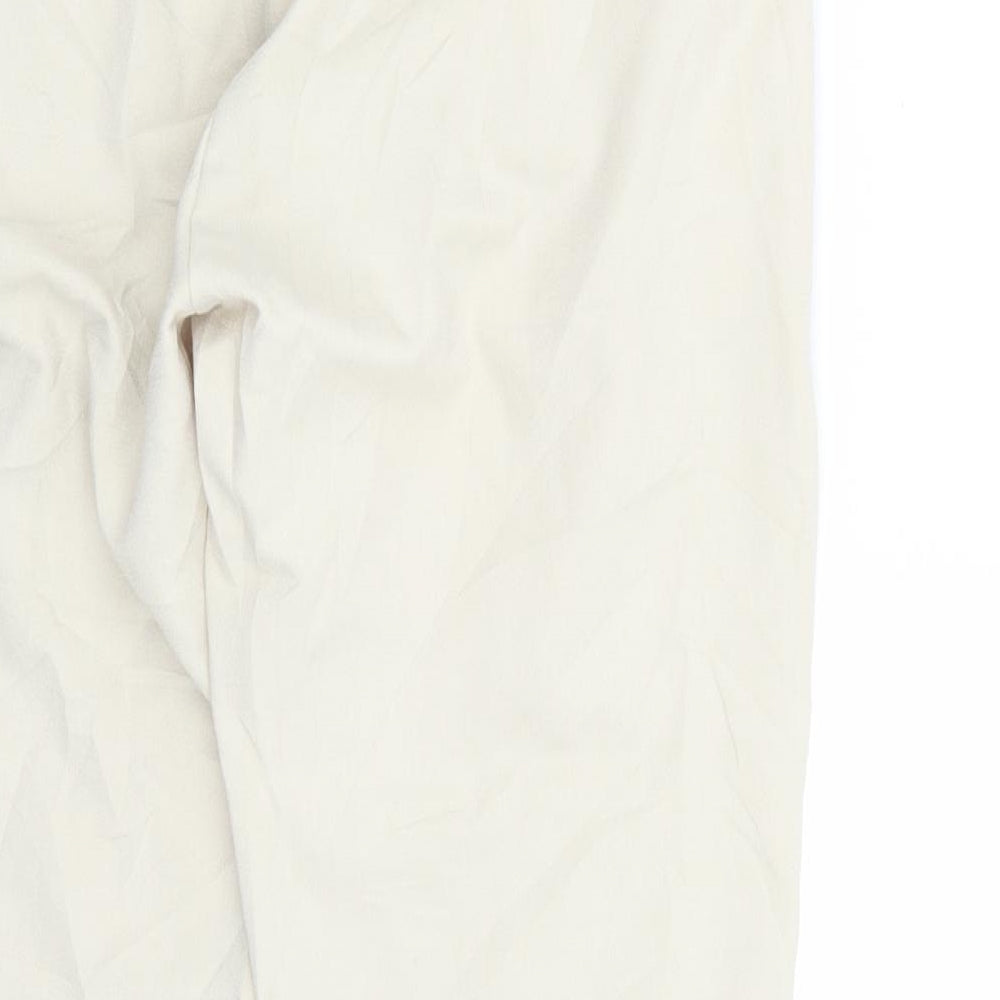 Mama Licous Womens Beige Trousers Size S L27 in