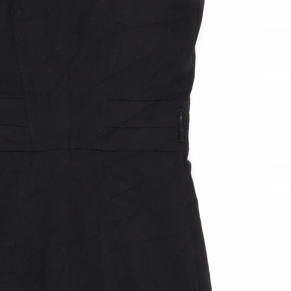 Debenhams Womens Black A-Line Size 10