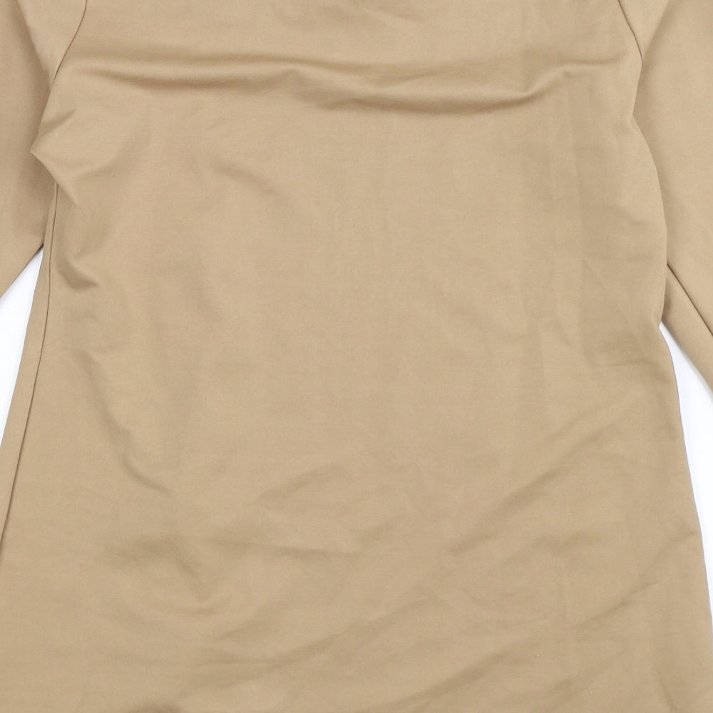 Preworn Womens Beige Mini Size M