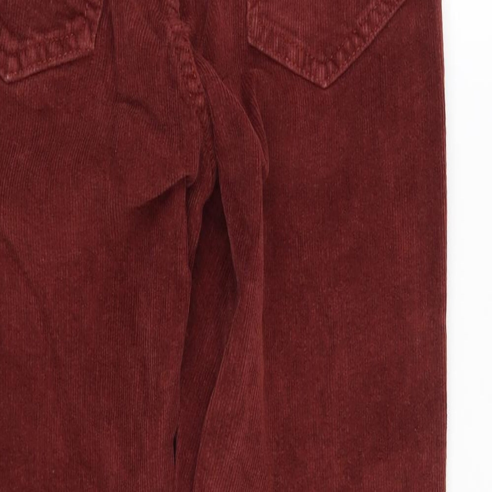 Pull & Bear Womens Red Trousers Size 26 in L25 in