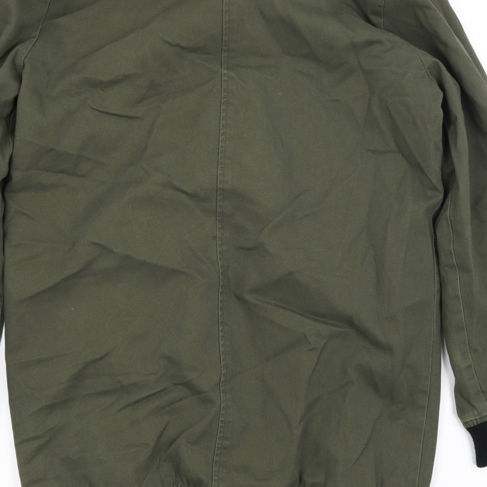 New Look Womens Green Jacket Coat Size 6