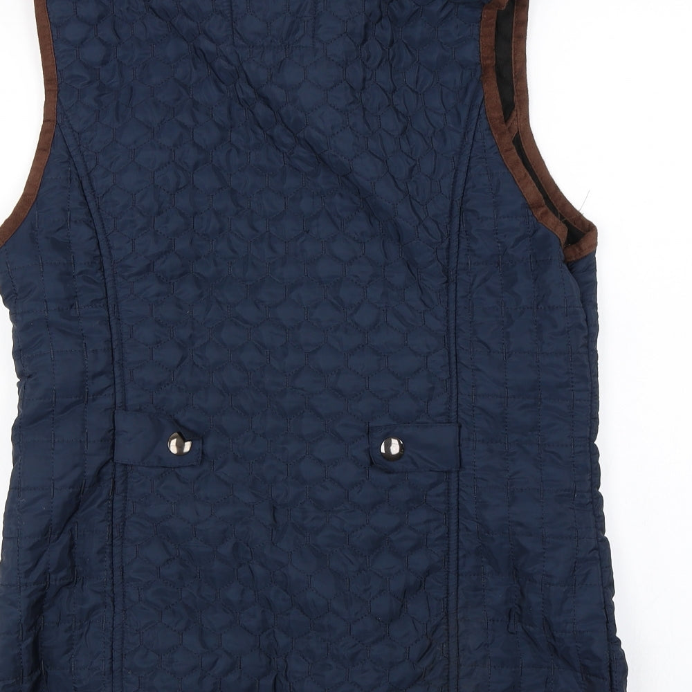 saloons Womens Blue Jacket Coat Size S