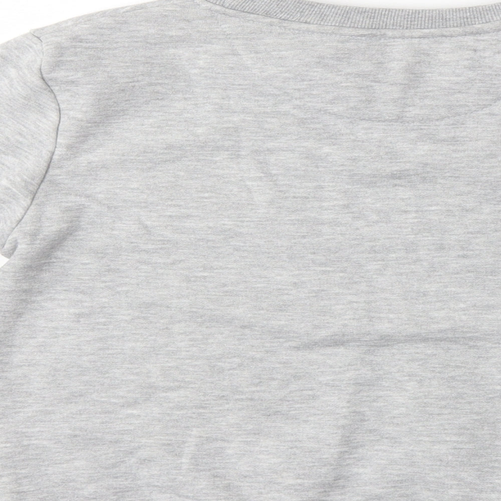 Primark Girls Grey Pullover Jumper Size 9-10 Years