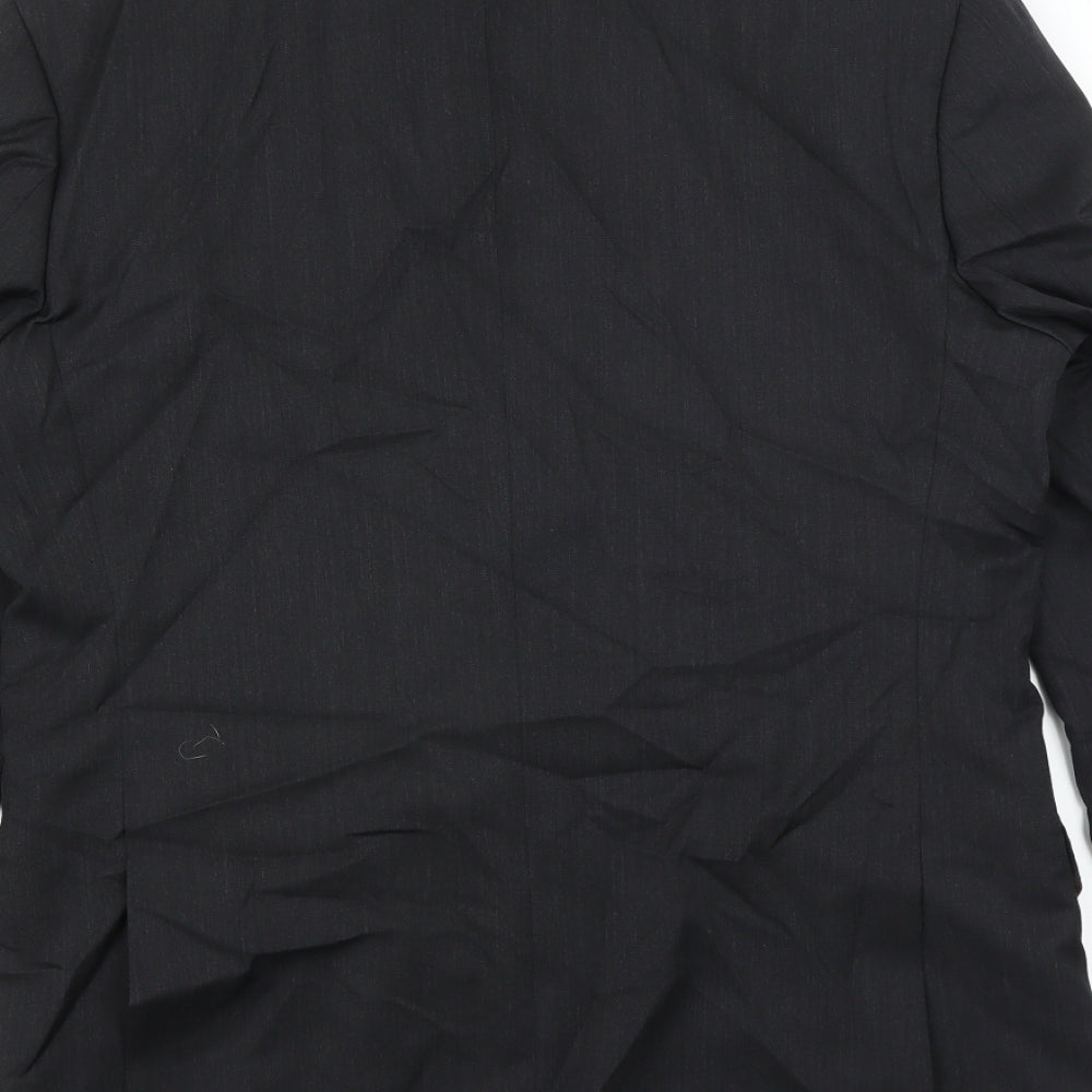 Alexander Mens Grey Jacket Suit Jacket Size 40