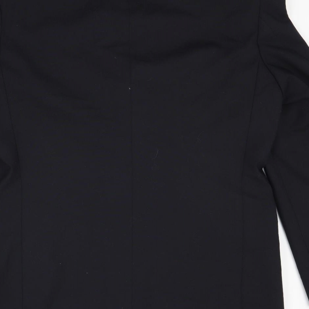 Impressions Mens Black Jacket Suit Jacket Size 40