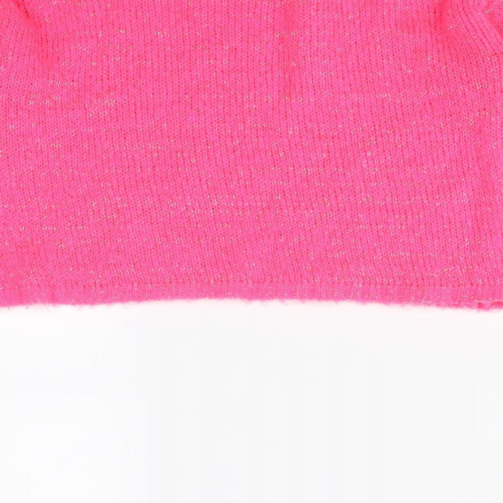 Limited Girls Pink Pullover Jumper Size 7 Years