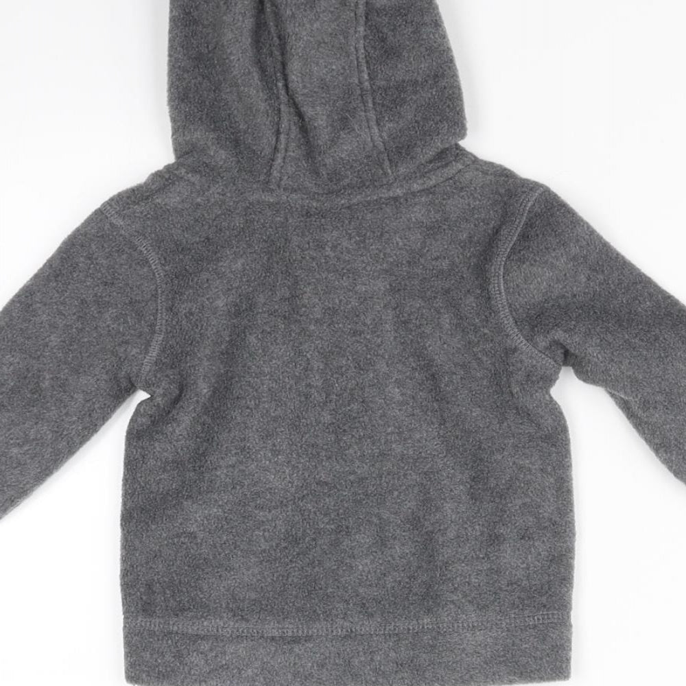 George Baby Grey Full Zip Jumper Size 0-3 Months