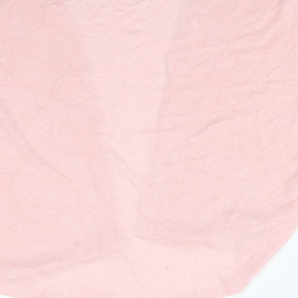 yd Girls Pink Cardigan Jumper Size 9 Years