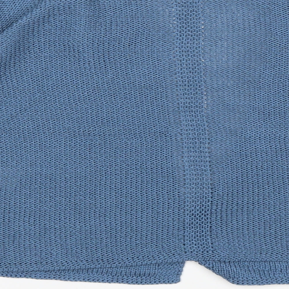 Le Comte Womens Blue Cardigan Jumper Size 10