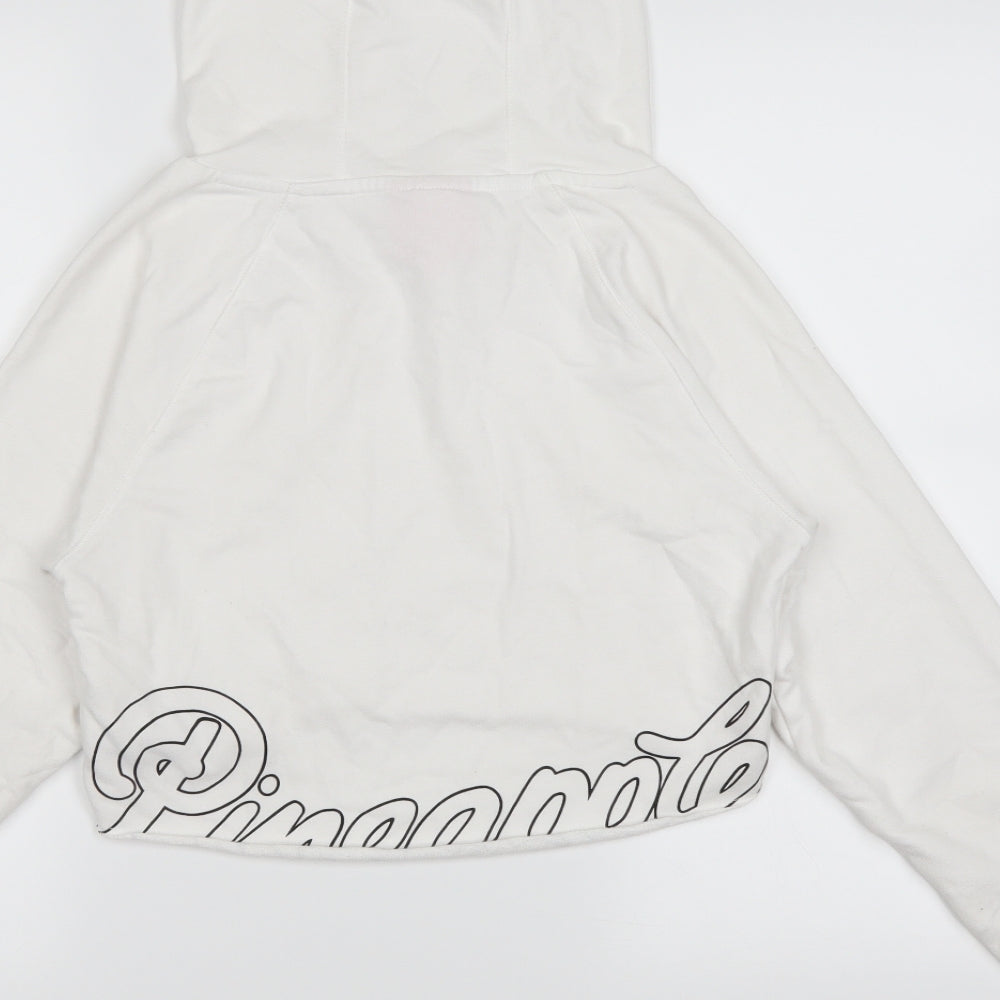 Pineapple Womens White Pullover Hoodie Size XS