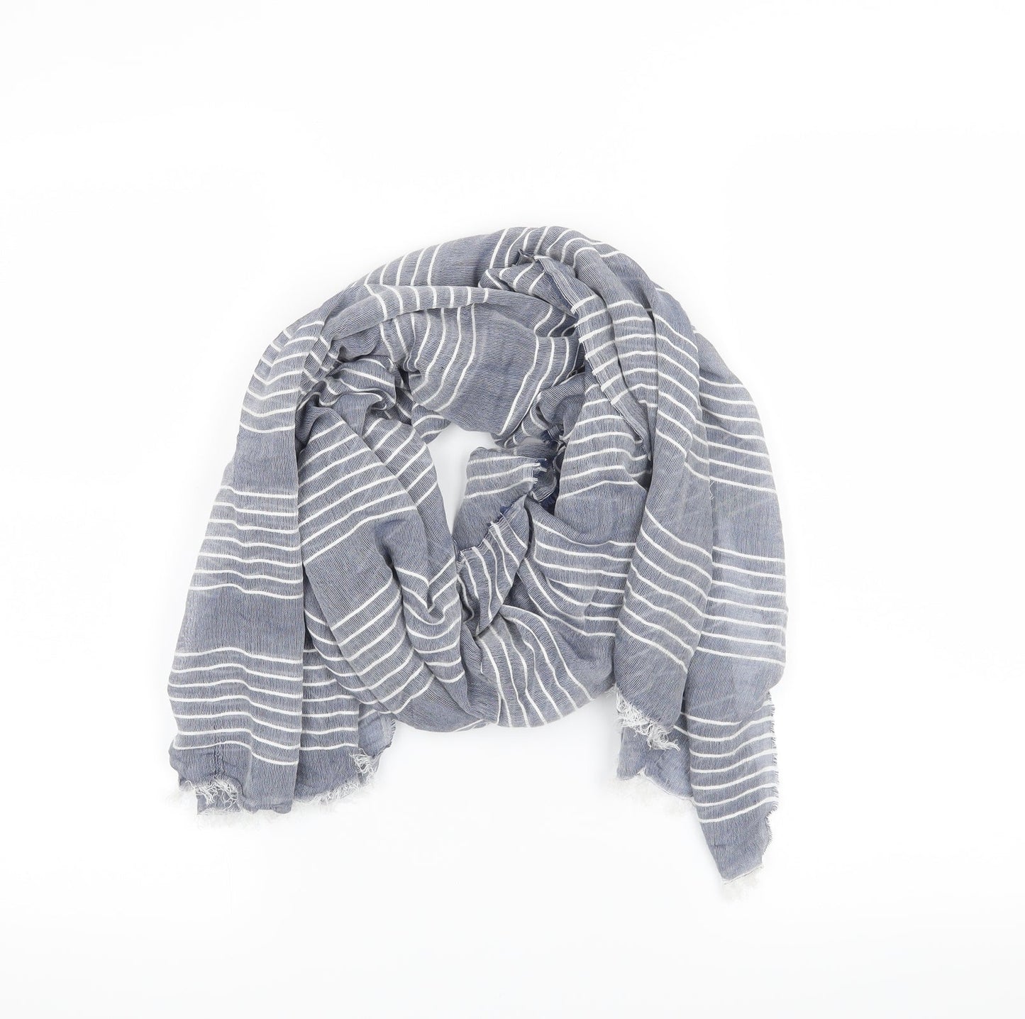 Preworn Womens Blue Scarf