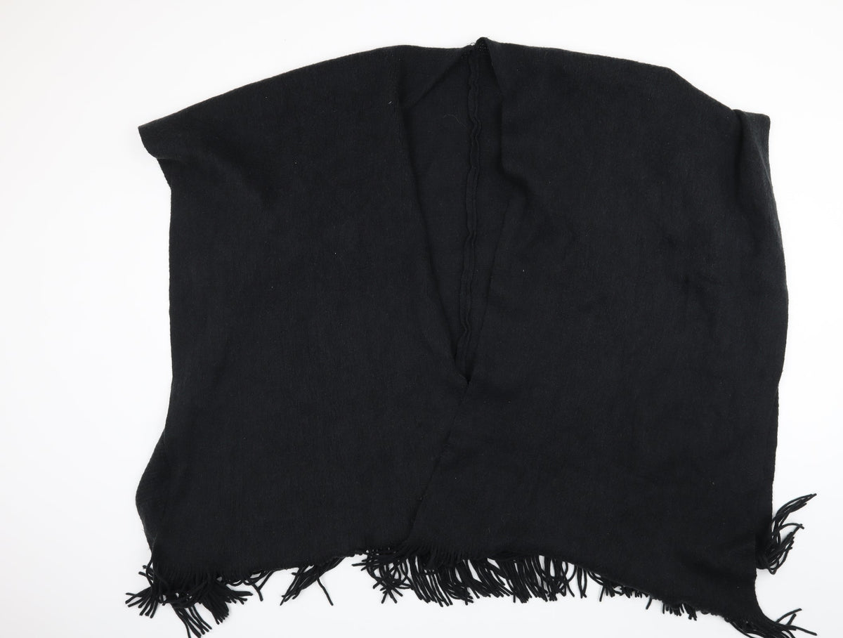 Preworn Womens Black Shawl/Wrap