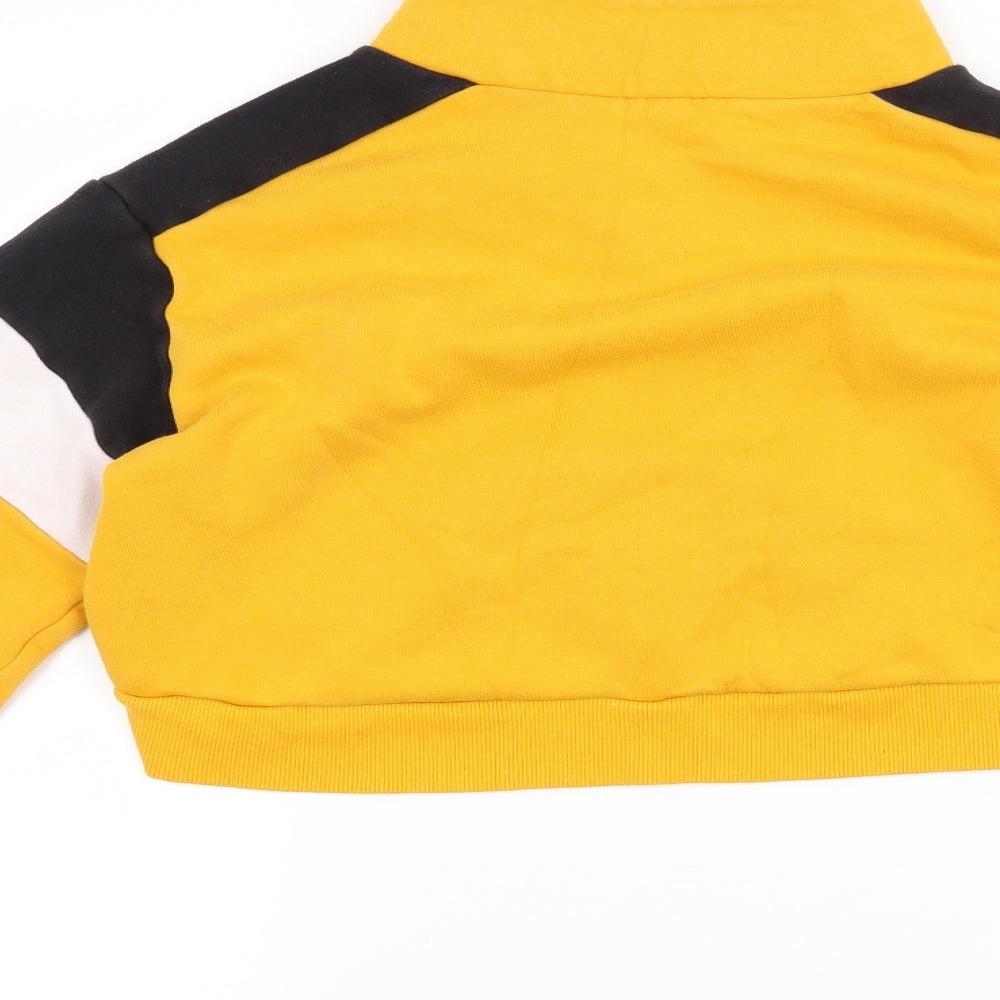 H&M Womens Orange Pullover Jumper Size XS