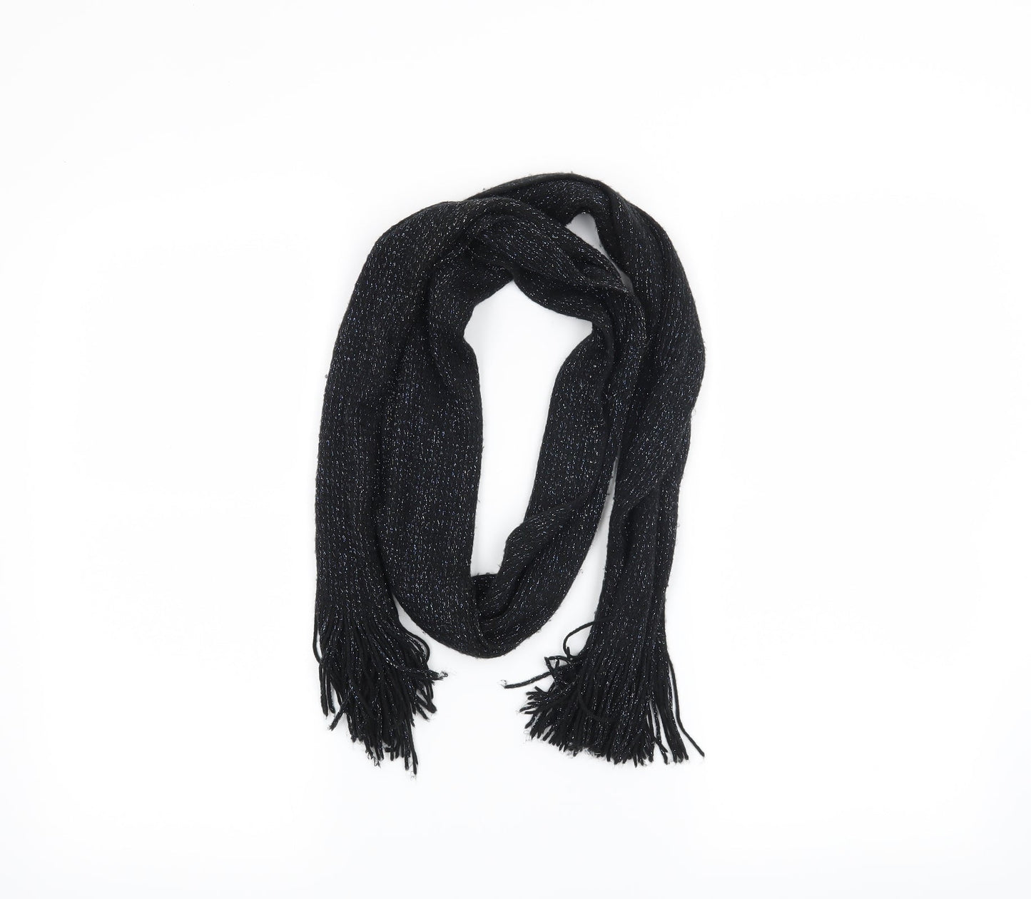 Preworn Womens Black Scarf