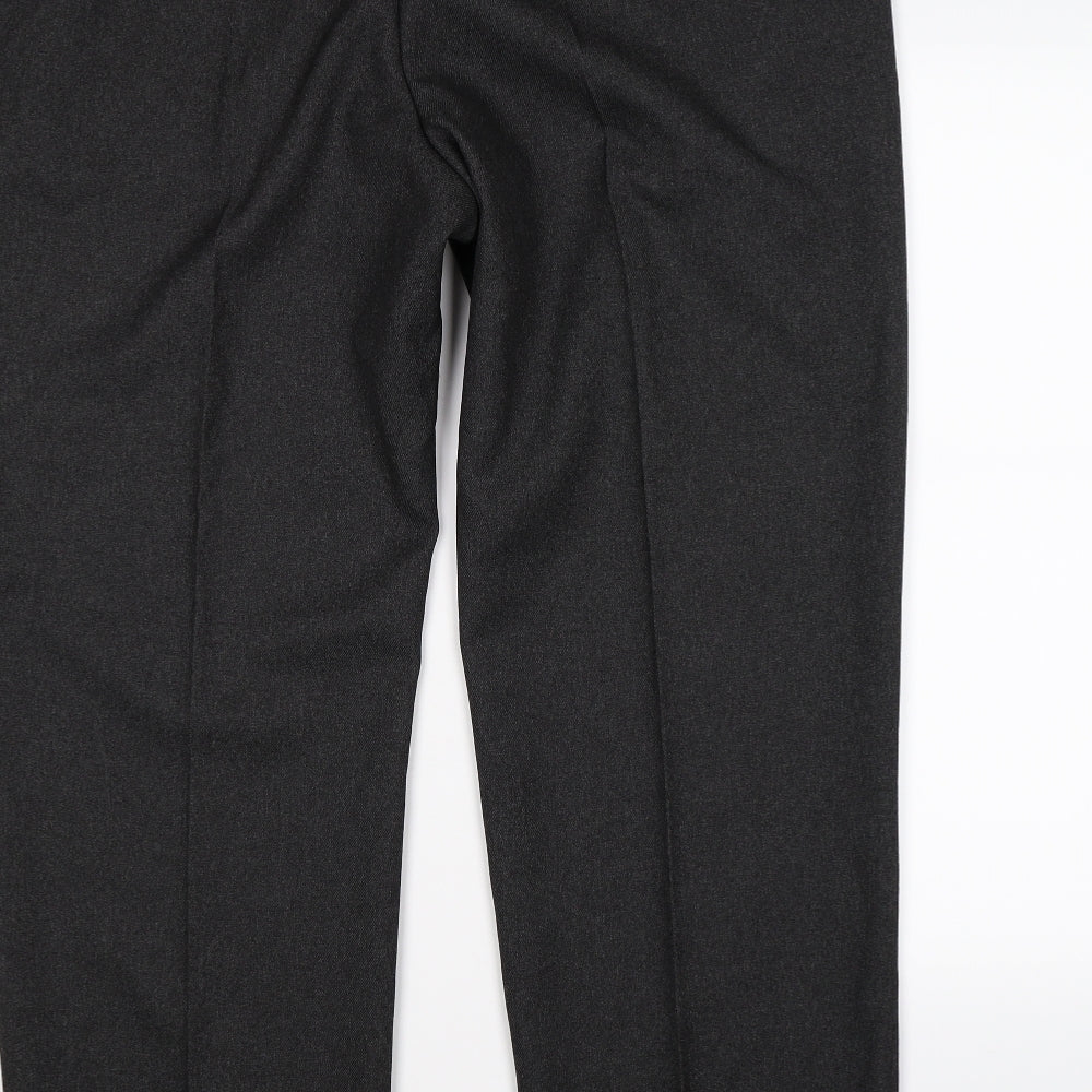 Marks and Spencer Womens Grey Knit Dress Pants Trousers Size 42 L31 in