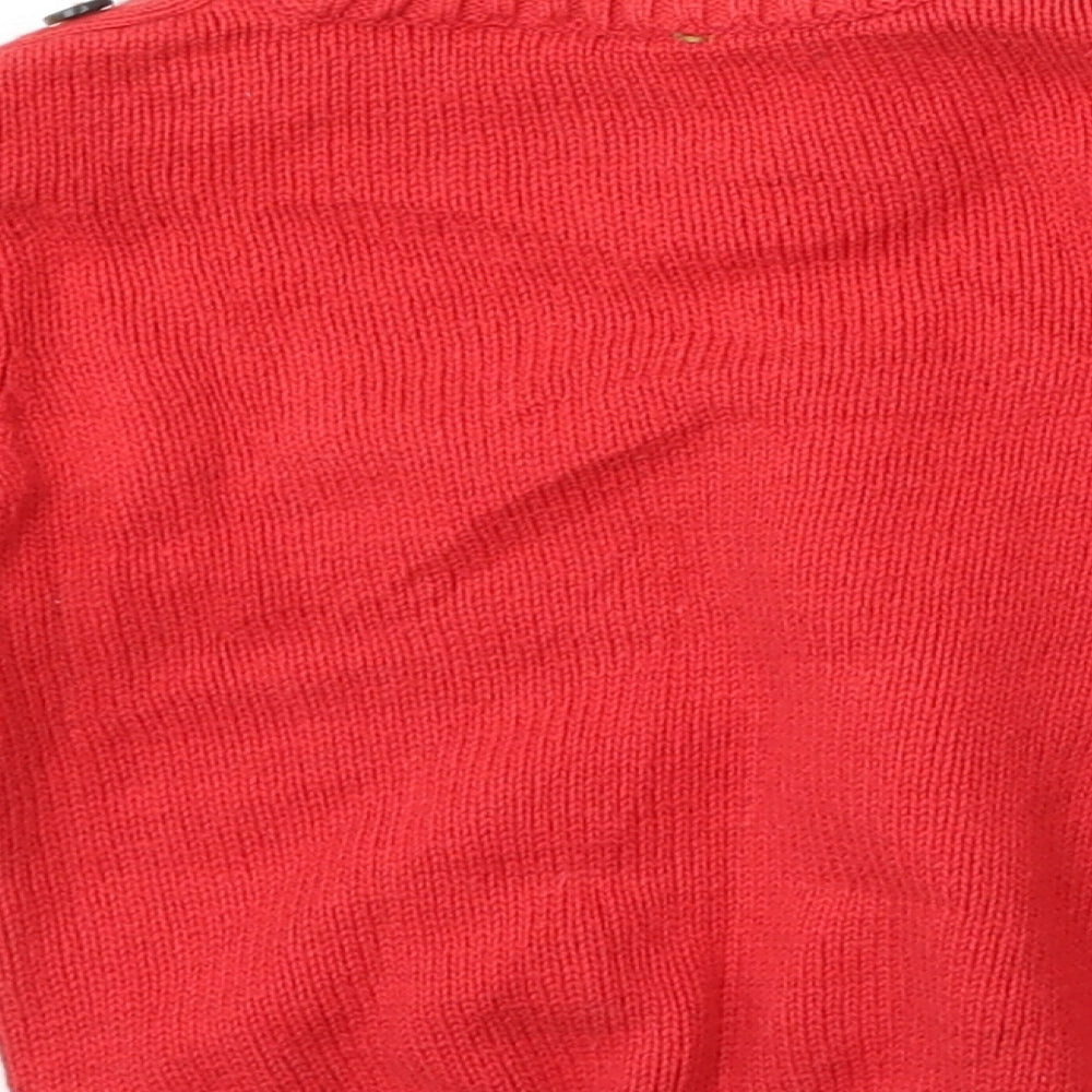 TU Baby Red Pullover Jumper Size 6-9 Months - polar bear