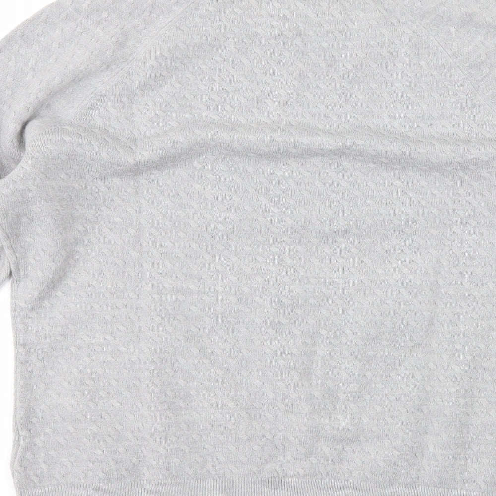 Per Una Womens Grey Pullover Jumper Size 10