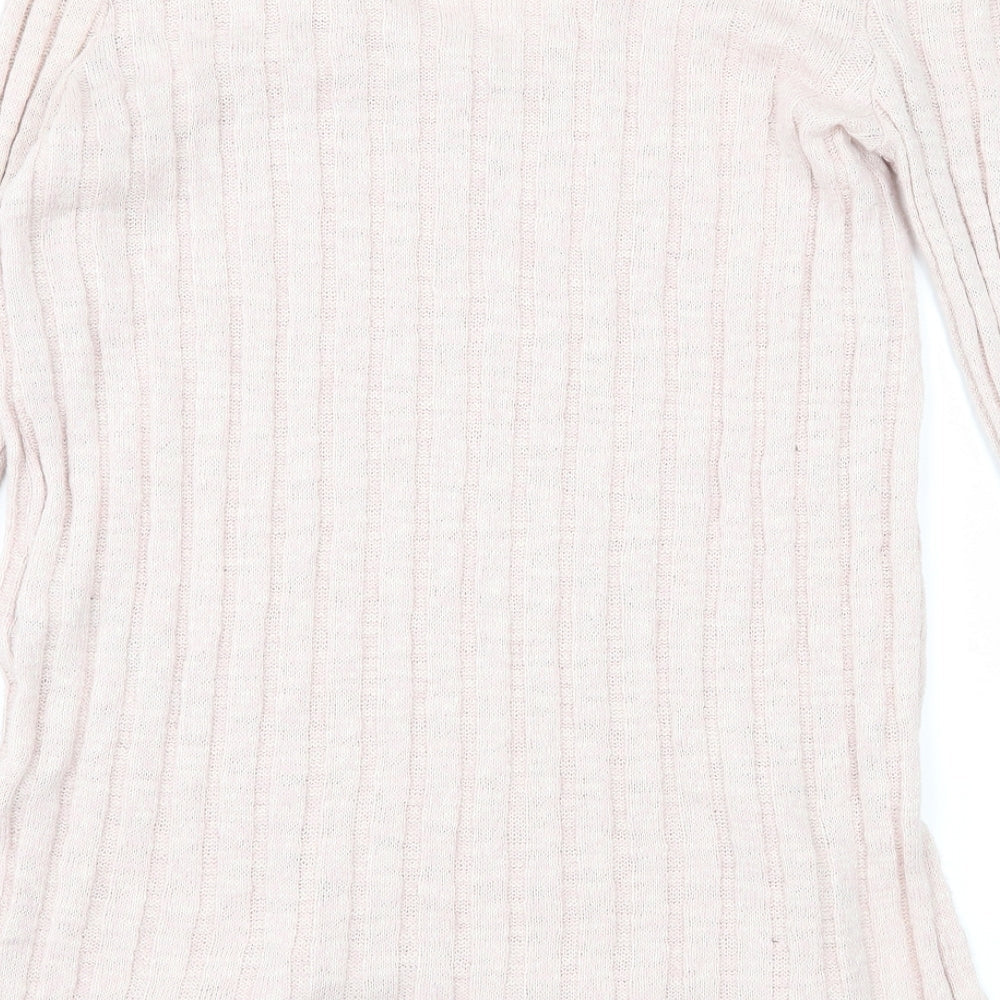 Topshop Womens Pink Pullover Jumper Size 10