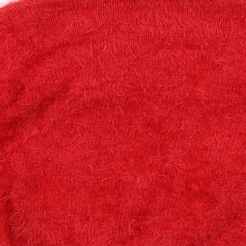 Evie Girls Red Pullover Jumper Size 2 Years - christmas